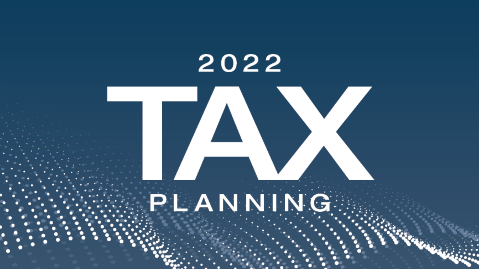 Tax Planning Header