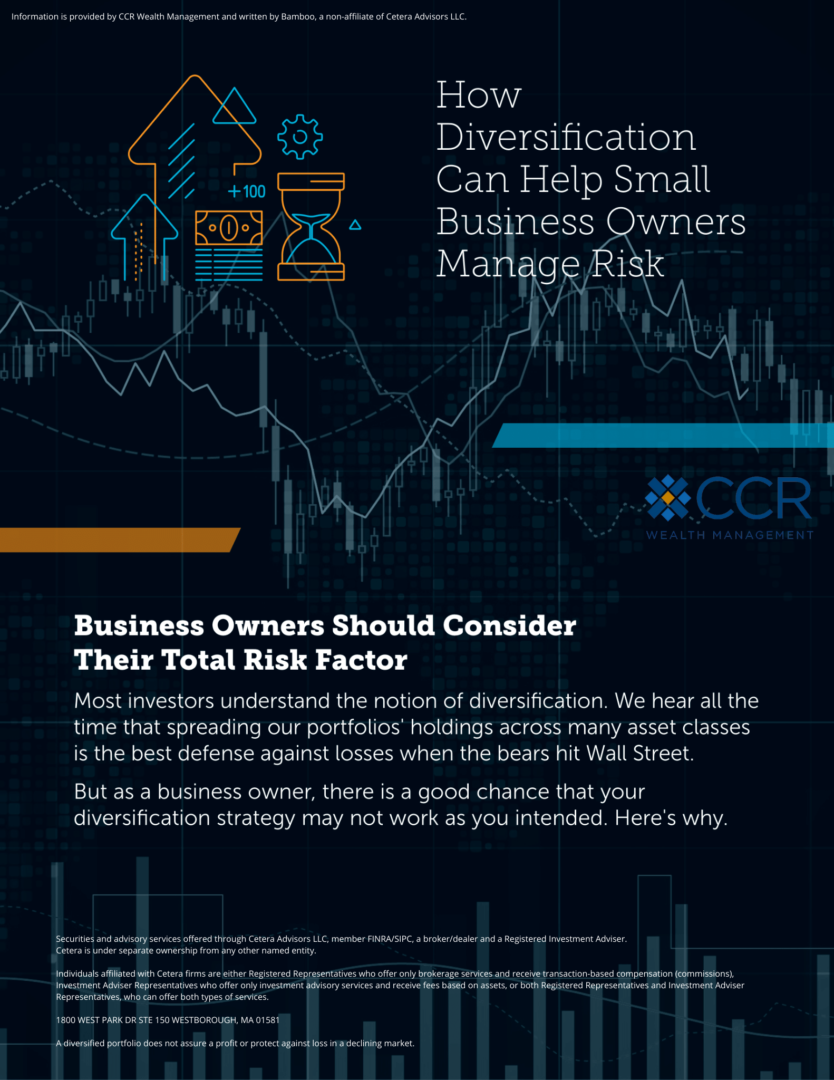 How Diversification Can Help Small Business Owners Manage Risk