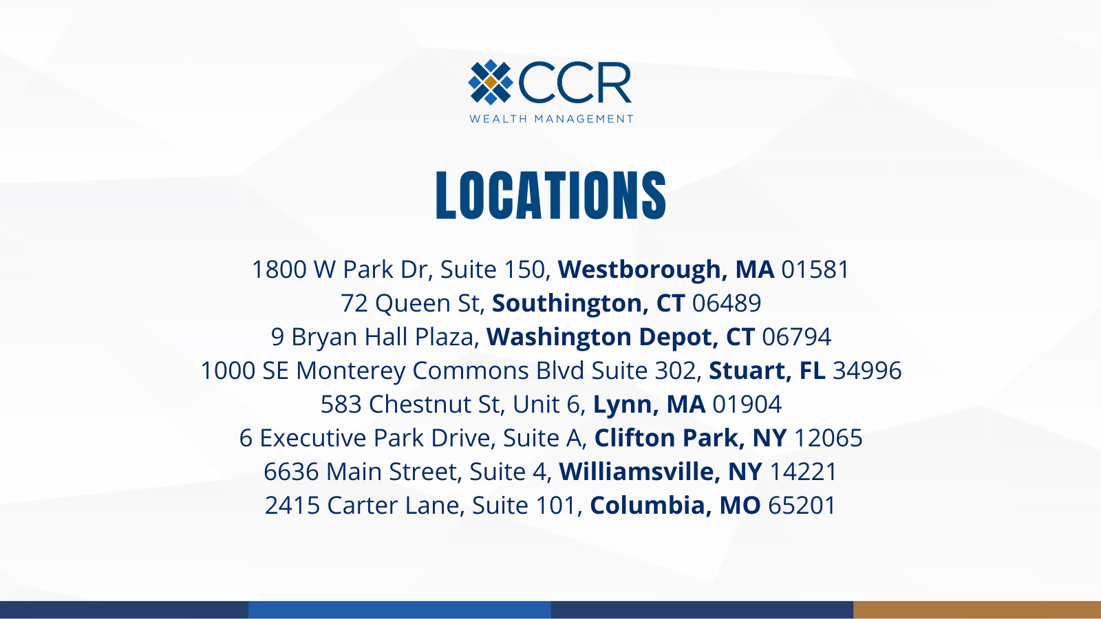 CCR Locations