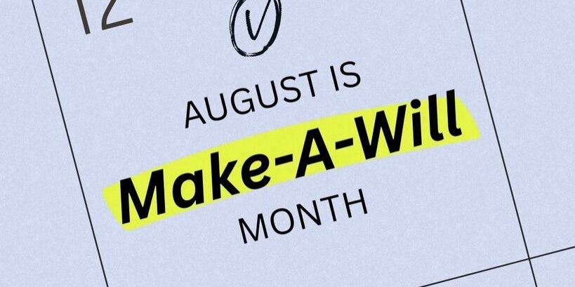Make a Will Month Graphic